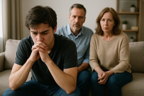 distressed teenager distressed teenager