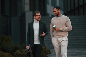 Recovery coaching often occurs outside an office environment.