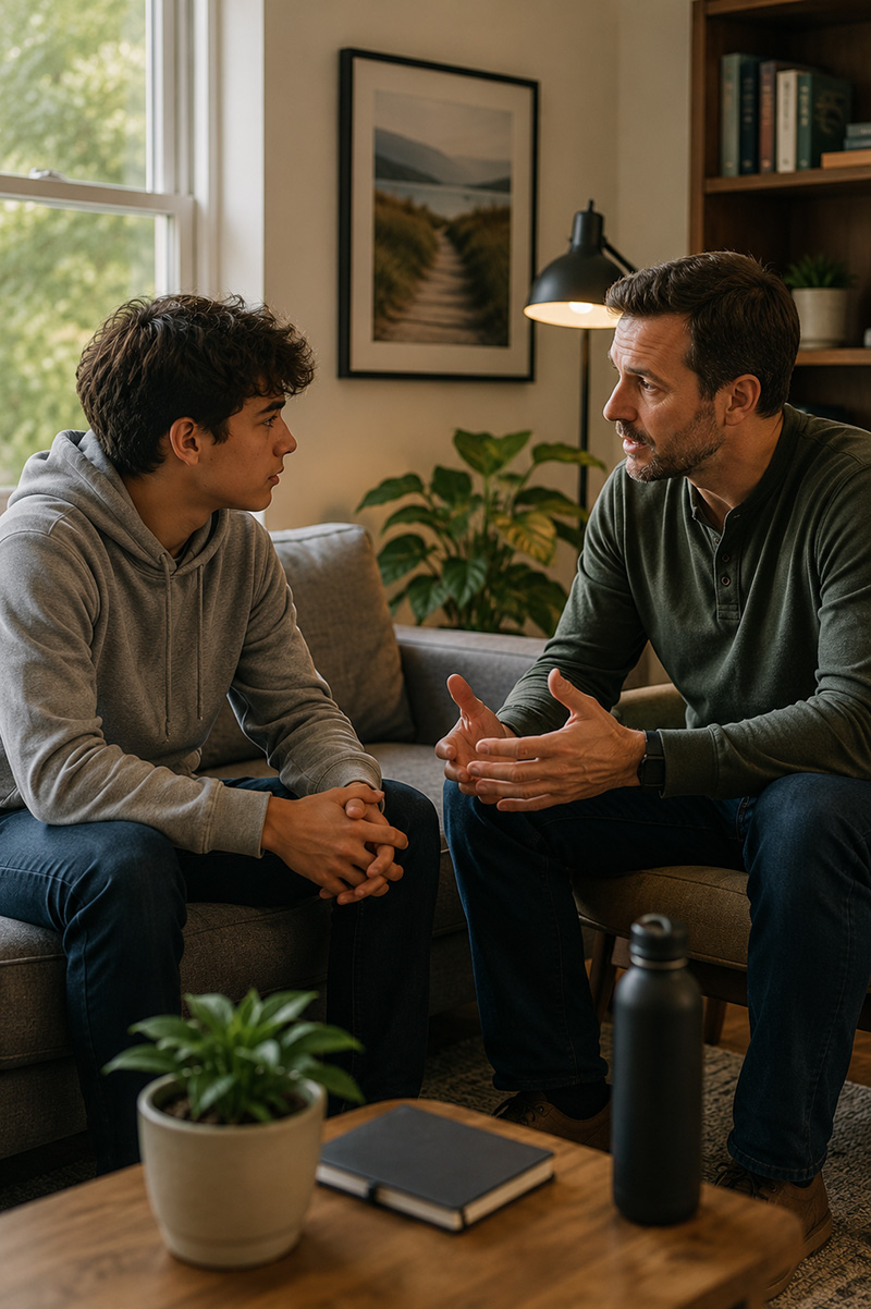 Therapeutic coaching conversation